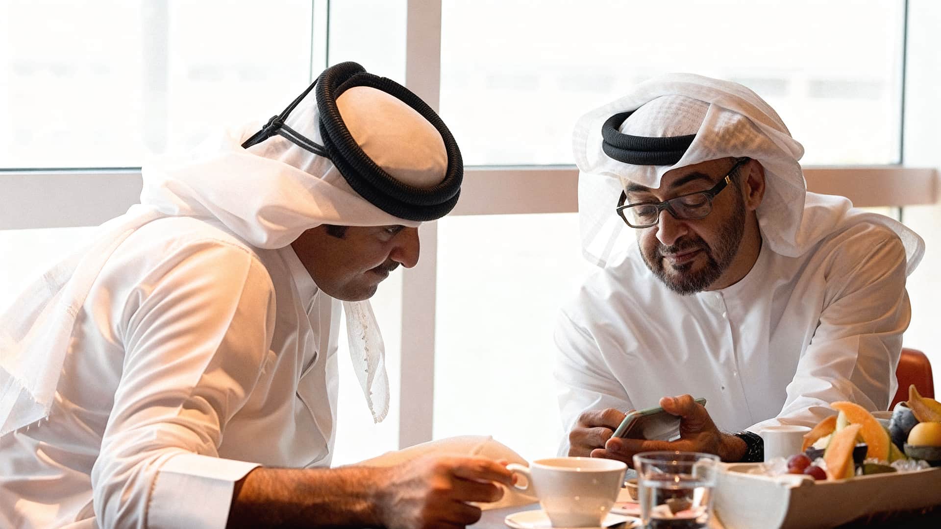 صورة كيف سيكون شكل المنطقة لولا بعبصة الإمارات وقطر فيها؟