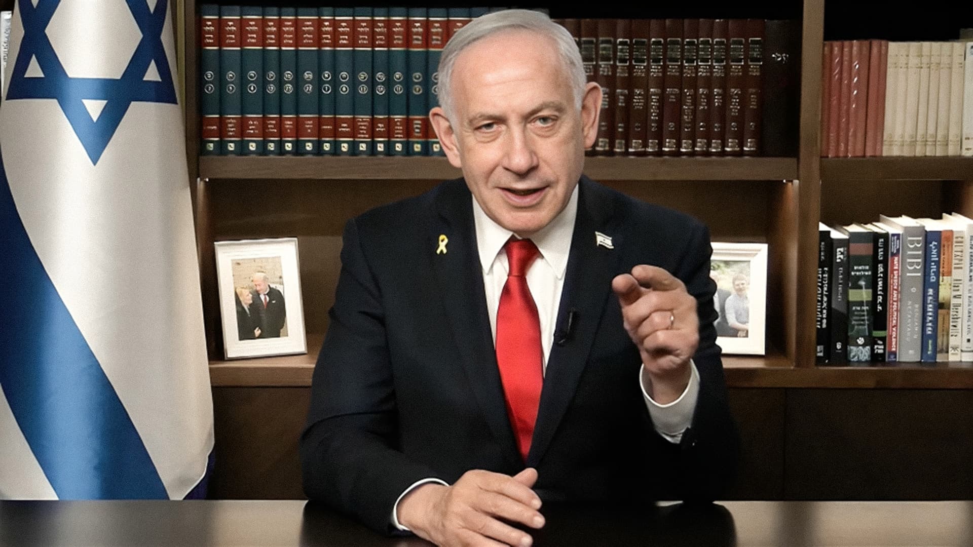 صورة نتنياهو يؤكد أن الاعتراف بدولة فلسطينية سيكون مكافأة للمنظمات الإرهابية وتدمير لجهود منظمات الهاغاناه والشتيرن