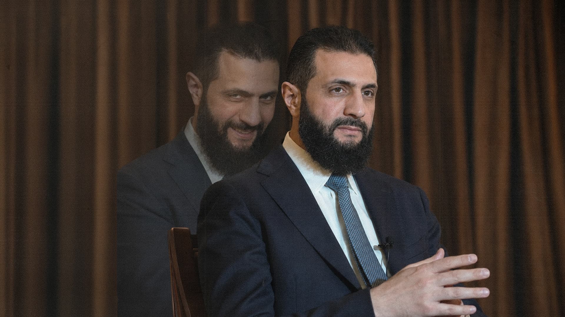 صورة الشرع يؤكد لترامب أنه إذا أعفاه من مهمة نزع سلاح الحزب سيكون مرتاحاً