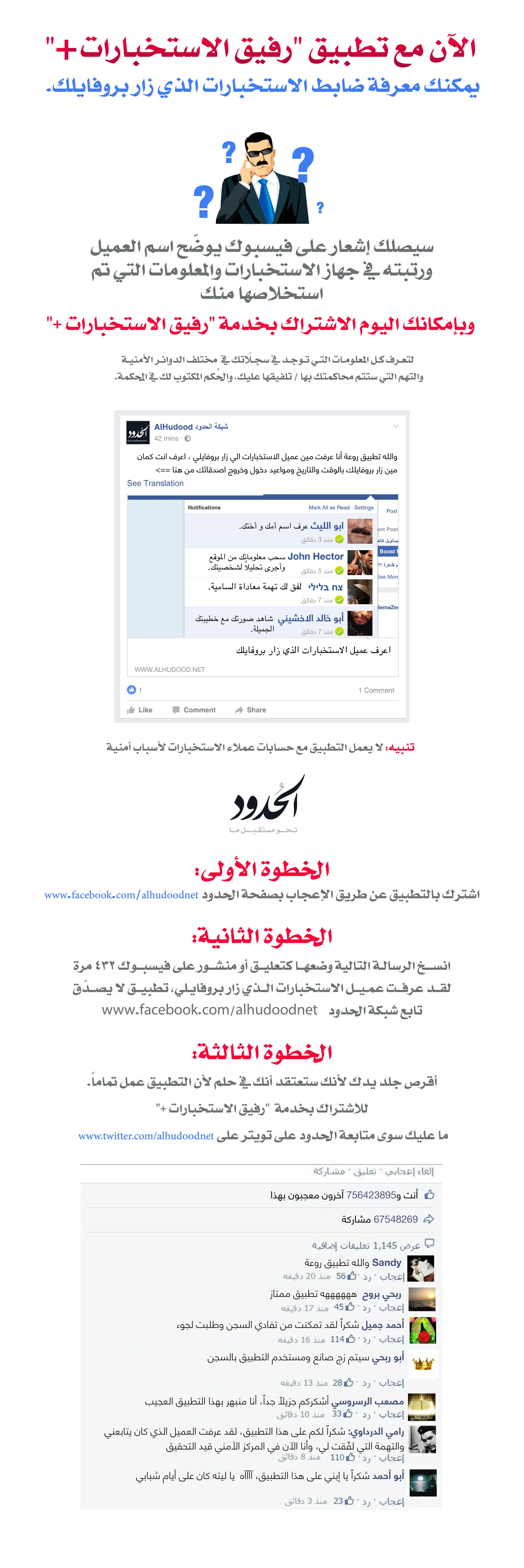 صورة تعرف على ضابط الاستخبارات الذي زار بروفايلك