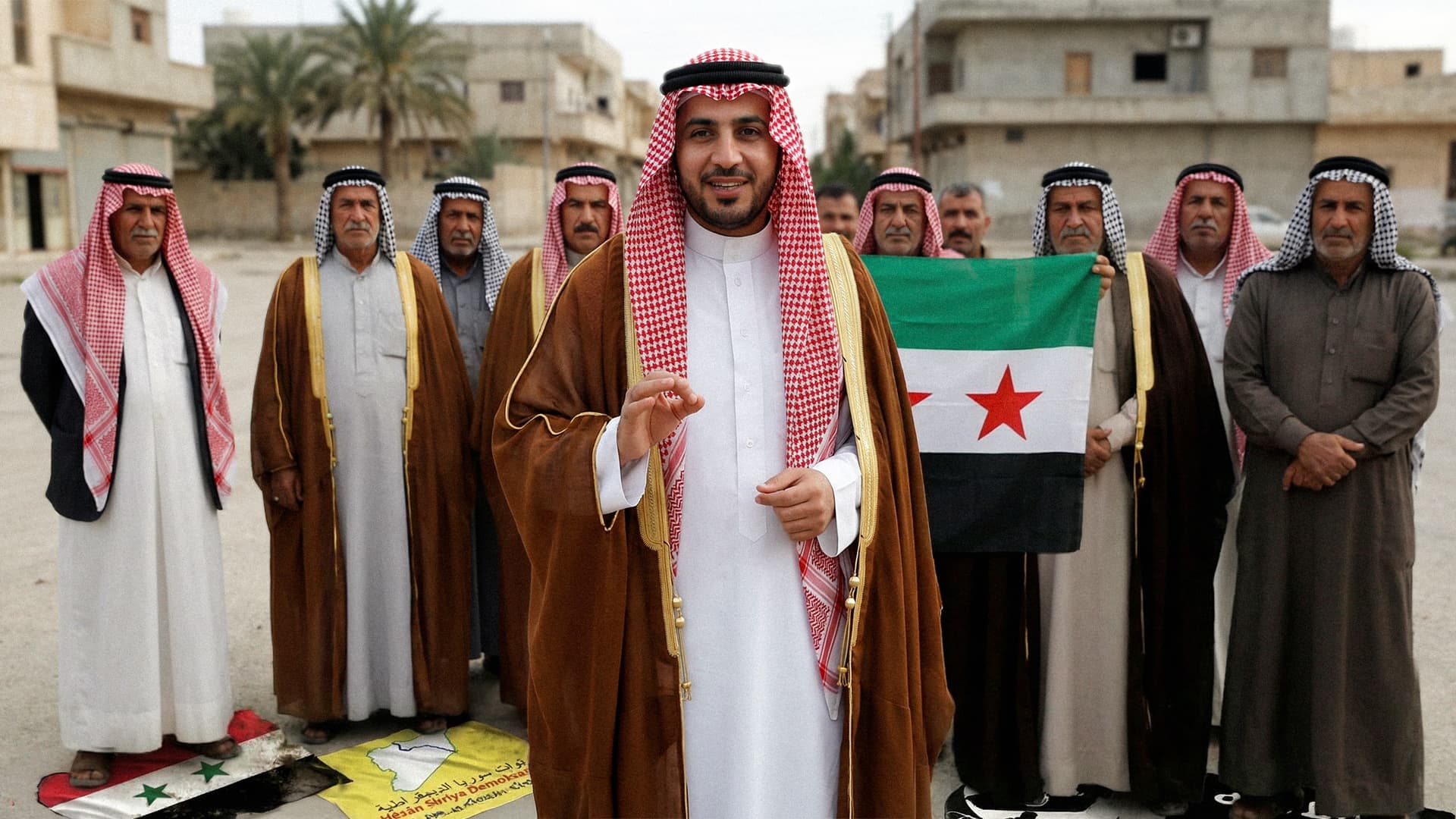 صورة ناشط من العشائر: فرحتي بدخول شباب الأمن العام تضاهي أفراحي بدخول النظام ثم داعش ثم النظام مجدداً ثم قسد مجتمعةً