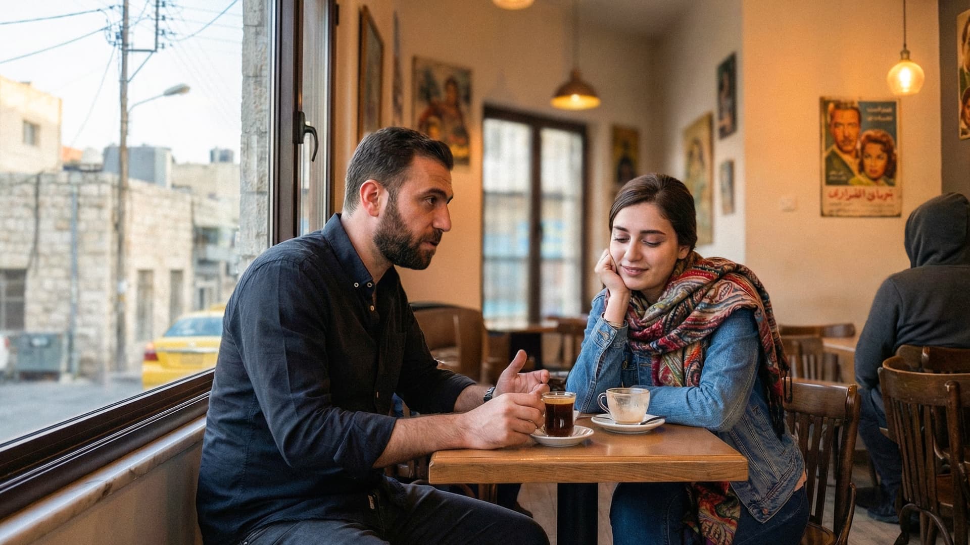 صورة شاب يقضي أول ساعتين من موعده الغرامي في الحديث عن شخصيته الغامضة للغاية