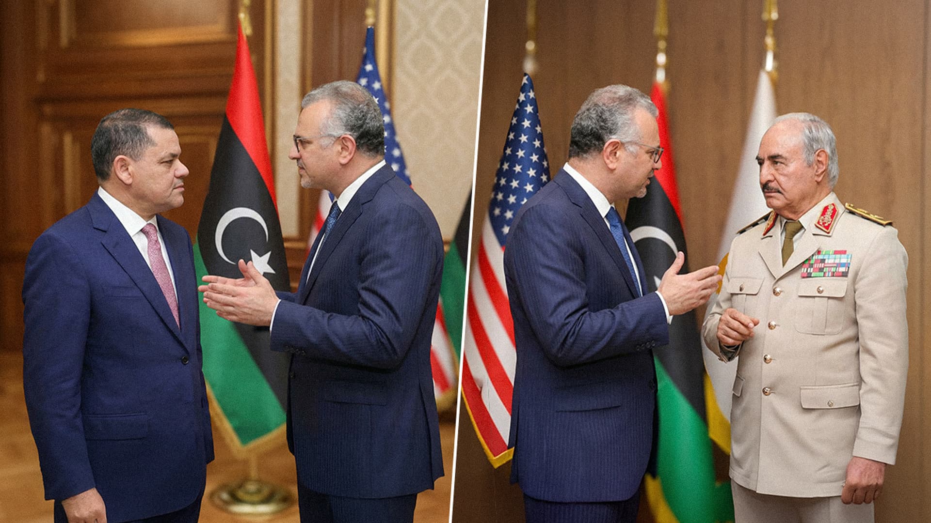 صورة ترامب يدعو الأطراف الليبية إلى الاتفاق على شخص ليخطفه