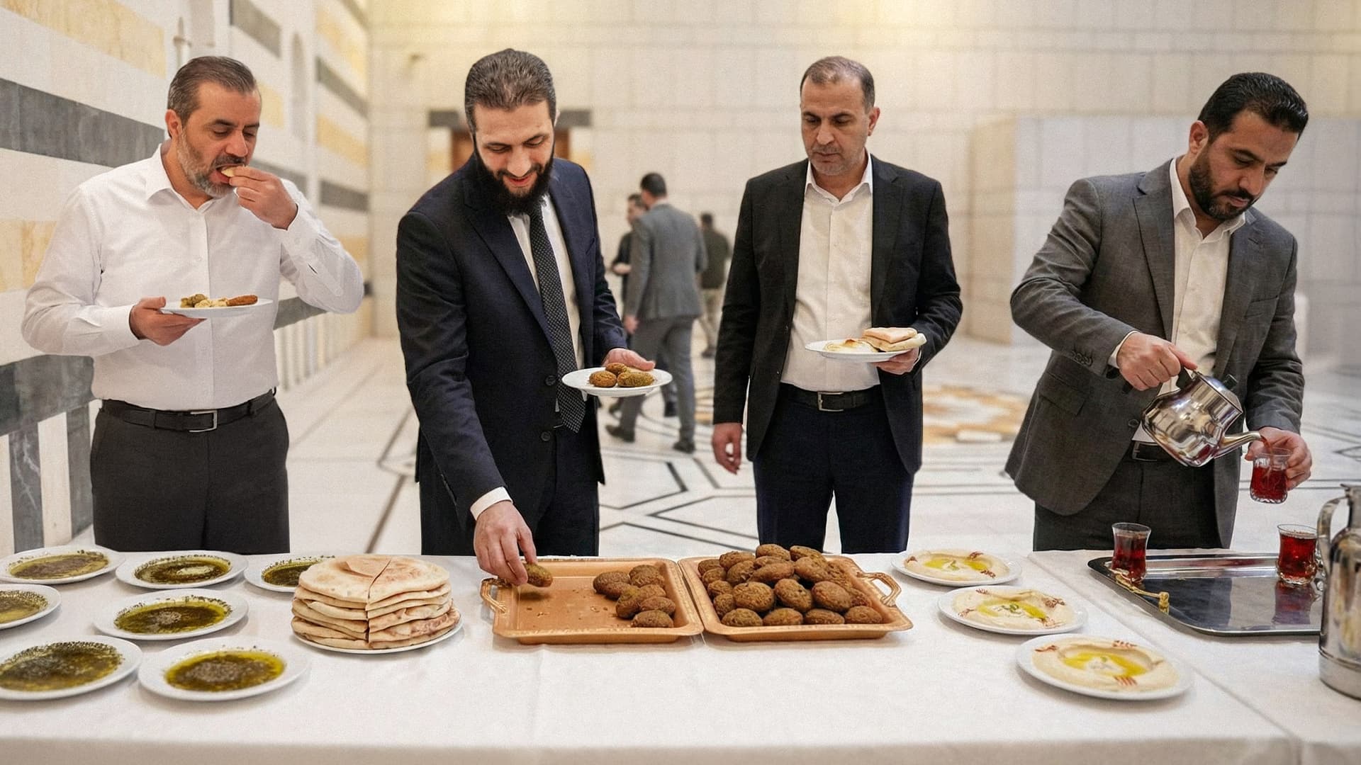  صورة أبو مريم الأسترالي يوعز لعشرات المطاعم بجعله شريكاً فيها فزعةً لبوفيه السيّد الرئيس