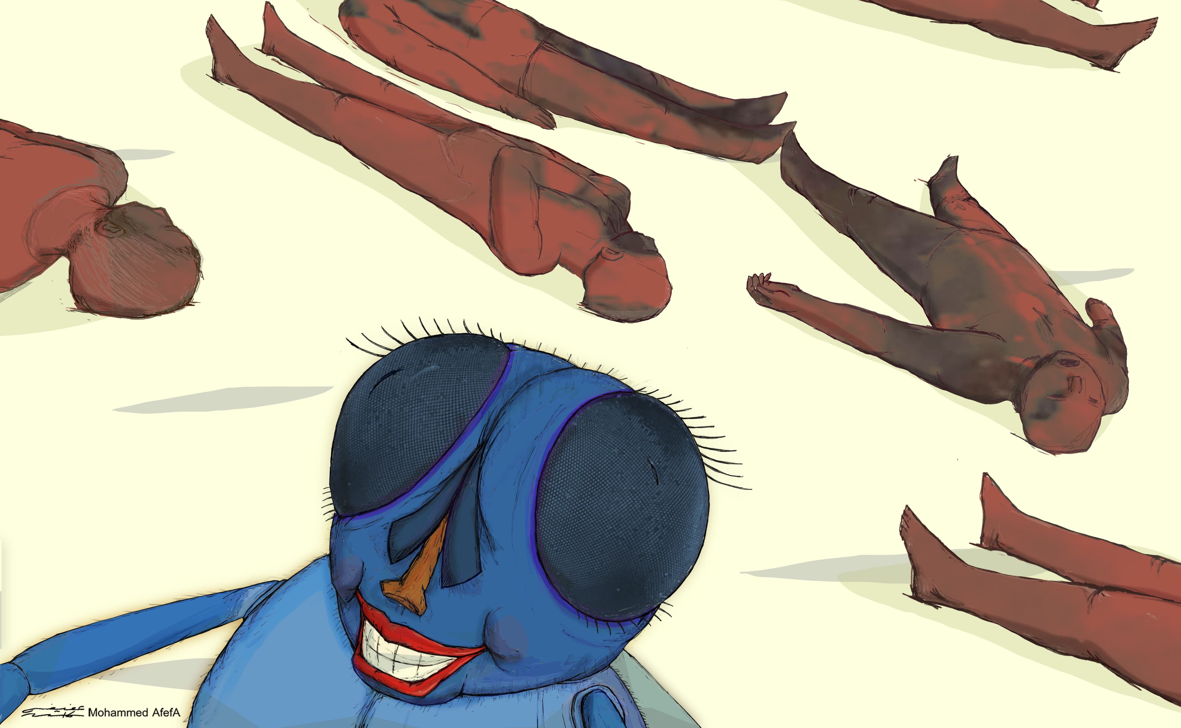 صورة الذبابة الزرقاء